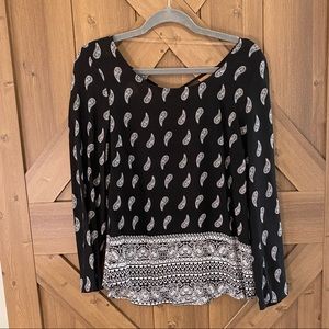 3/10 EUC black Banda blouse